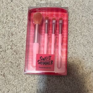 Pink Travel Brush Set